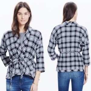 Madewell Rigby  Plaid Kimono